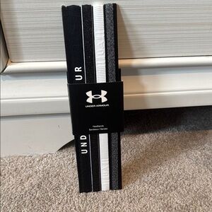 Under Armour Black and White Headbands
